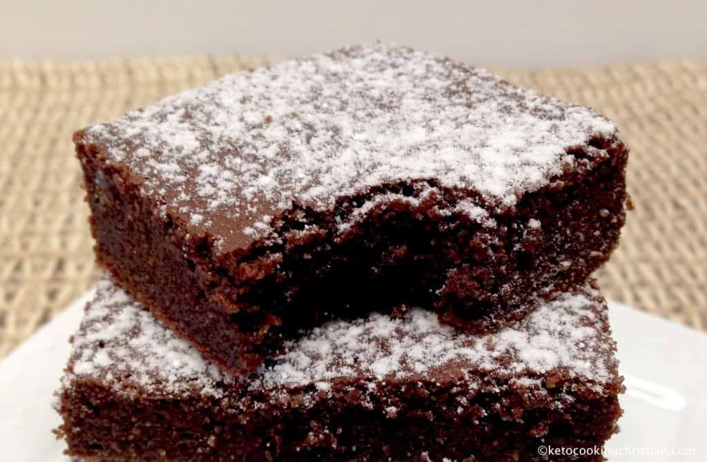 Salted Caramel Fudge Brownie - Keto, Low Carb & Gluten Free